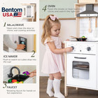 Play Kitchen For Kids  Wooden Kids Play Kitchen Playset Chef Pretend Play Set Fo
