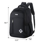 Oxford Anti-theft Laptop Backpack 18  Travel Business Shool Book Bag W Usb Port
