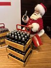 Kurt Adler Coca Cola Santa Coke Delivery Cart  10 5   Christmas Decor Nib Nwt