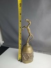 Vintage Brass Bell With Horse