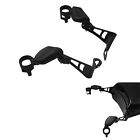 Black Passenger Arm Rests Armrests Drink Holder Fit For Harley Touring 2014-2024