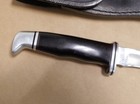 Vintage Buck 105 Pathfinder Fixed Blade Hunting Camping  Knife W sheath