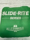 All Cornhole Slide-rite Series Green Set Of 4 Bags New