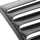 For 06-10 Dodge Charger Rear Window Matte Louver Windshield Sun Shade Cover Vent
