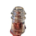 Hemingray Insulators Clear Glass No 9 Electric  Made In U s a  Vintage Retro 