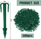 500 Biodegradable 4  Garden Stakes - Bulk Landscape   Sod Staples