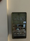 Superior Mfg  Co  Vintage Wall-mounted Candy Vending Machine 5   Green Metal