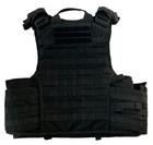 Condor Exo Plate Carrier Armor Tactical Molle Vest Black Adjustable L-xl