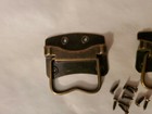 Pair Of Antique Bronze brass Finish Tin Drawer Pull Chest Handle 2-3 16  Wide