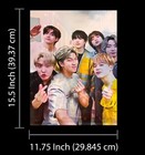Bts-jin   suga   j-hope   rm   jimin   v   jung Kook 3d Poster  3d Effect  3 Images In One