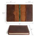   Journal Cover Compatible With Moleskine Xl  7 5 X 9 75 In  With Bourbon Brown
