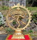 Brass Shiva Nataraj Statue - 13 4 Inches Tall  Mahadeva Dancing Shiva Shiv Siva 