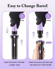 5-in-1 Curling Iron Set With Flat Iron  Thermal Brush  3 Ceramic Irons