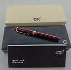 Montblanc Meisterst  ck Classique 163r Red Rollerball Pen Gold Trim New