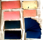 11 Antique Advertising 100  Rag Paper Ink Blotter Cards For Quill  Fountain Pen