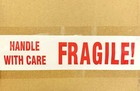 6 Rolls Fragile Tape 3  X 110 Yards  330   2 0 Mil Printed Packaging Tapes