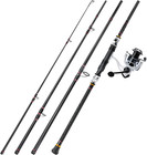 Surf Fishing Rod And Reel Combo  4 Piece Mh h Saltwater Fishing Combo With 5000