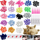 Cat Nail Caps Pet Cat Soft Paws Nail Protector Cover With Free Adhesive Glue   A