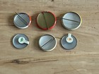 Crippled Children B a c  Pinback Button Pin Badge Tab Vintage Junk Drawer Lot