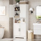 70  Kitchen Pantry Cabinet Storage Cabinet Freestanding Cupboard Adjustable Shel