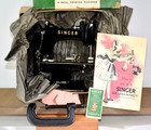 Vintage Singer Sewhandy Model 20 Toy Sewing Machine Complete Box - Near Mint