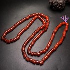 Tibetan Natural Red Old Agate Dzi 108 Pcs Beads Necklace M1022