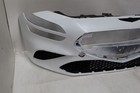 2022-2025 Genesis G70 Front Bumper Assembly White Park Assist Chrome Grille