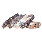Luxury Pet Leather Designer Dog Collar In Xs  S  M  optional Leash Available 