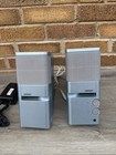 Bose Mediamate Computer Speaker Pair Ice Blue W  Power Adapter   Tested works