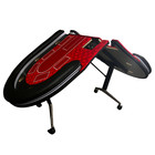 94  Premium 10 Player Casino Poker Table W  Dealer Spot Ino Design Foldable Oval