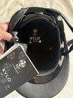 Charles Owen Eqx Kylo Black Rose Gold Gloss Sparkly Wide Peak English Helmet