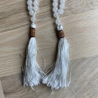 2x Tasbih Muslim Prayer Marble Beads White-33 Beads- Handmade- Free Shipping 
