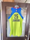 Signed Dallas Wings  25 Glory Johnson Autographed Adidas Wnba Basketball Jersey