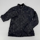 Kerrits Women s Small Quilted Insulated Jacket Horse Print Black Zip