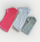 Athleta Girl Lot Of 3 Tops Seamless Rise Above Ribbed Cropped Top Size 7 Sporty