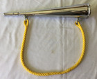 Antique Harbor Fog Horn Chrome Plated Metal Maritime Hand Held Horn 14  A  