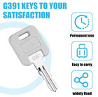 5 Pack G391 Rv Keys  Replacement Keys For Campers   Trailers  Verify White