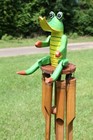 Gator George colorful Bamboo Windchime home And Garden Decor   G-29