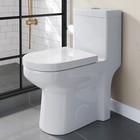 Horow One Piece Toilet Standard Dual Flush 1 1 28 Gpf W  Comfortable Seat Height