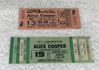 Alice Cooper 2 Unused 1973 1977 Concert Tickets San Diego Arena Anaheim Stadium