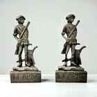 Nj Arng New Jersey Army National Guard Vintage Lapel Pin Military Soldier Figure