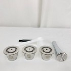 Icafilas 4y-ss 3-pack Reusable Coffee Capsules For Nespresso