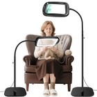 Extra Large 30x 10x Floor Magnifying Glass With Light   Stand  60 Led Gooseneck