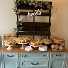 Wooden Sweet Sign For Backdrop  Love Is Sweet Sign For Dessert Table Decor 