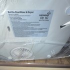 Grownsy Ls-be916 Electric Bottle Sterilizer   Dryer  Removable Tray  White