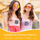 24 Sheets Funny Sarcastic Iron On Transfers For T-shirts  Colorful Dtf Transf   