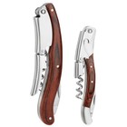 Laguiole By Trudeau Forged Stainless Steel And Pakka Wood Corkscrews Set Of 2
