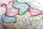 1863 South America  Continent And Countries  Mitchell Antique Hand-colored Map