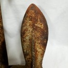 Rustic Twin Fluke Metal Boat Anchor With Rope