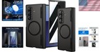 Galaxy Z Fold 7 Compatible Magnetic Privacy Case With Hinge   Screen Protecto   